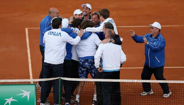 Copa Davis: Italia confirmó el equipo para visitar a Argentina