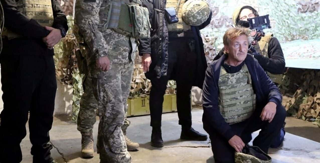 Sean Penn filma un documental sobre la invasión rusa en Ucrania