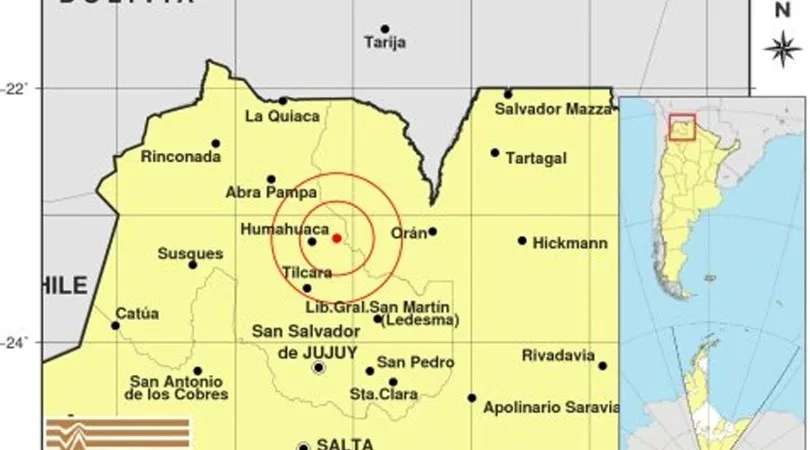 Se registró un sismo de 4.7° en la provincia de Jujuy