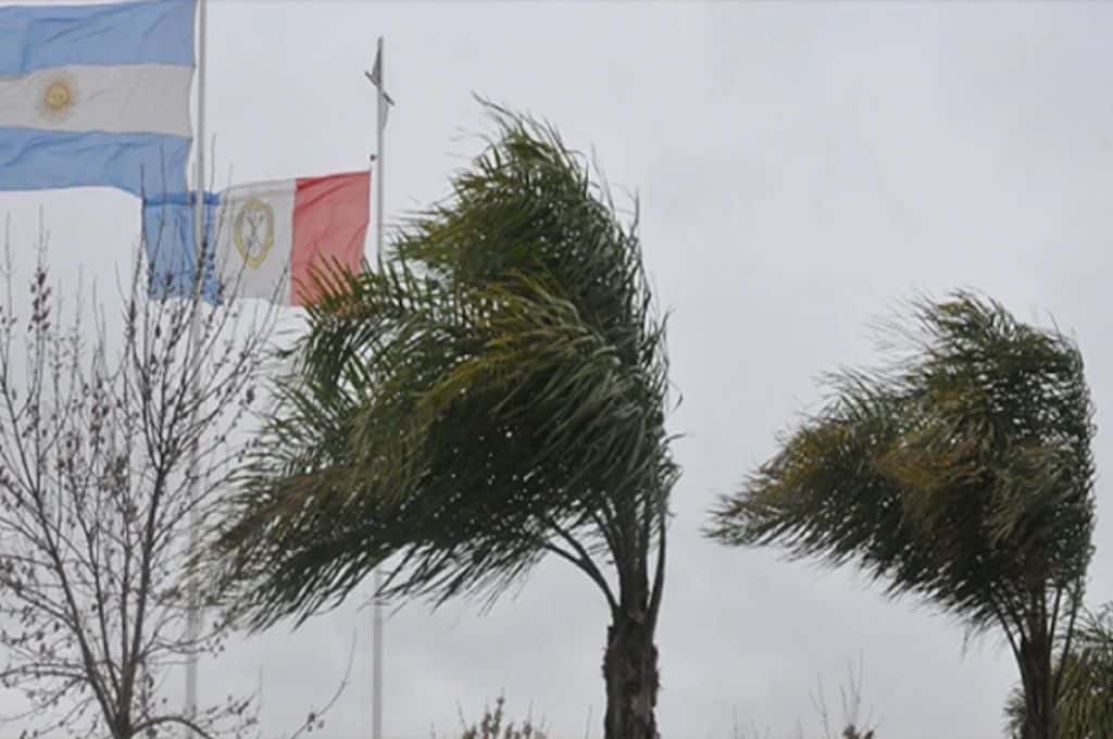 Alerta amarilla por vientos fuertes en la provincia de Santa Fe para este viernes