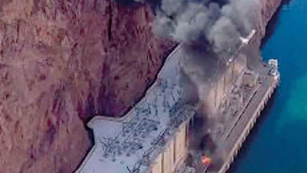 Video: explosión en una central hidroeléctrica de EE.UU. causó pánico entre turistas