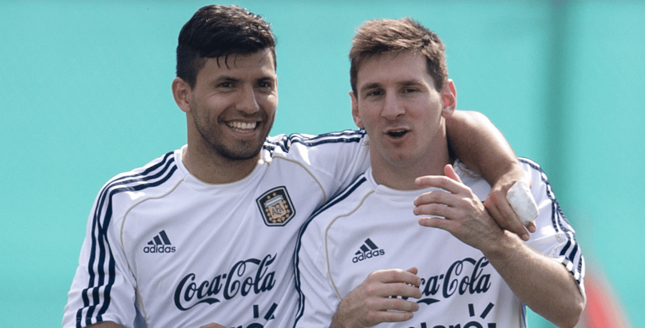 El regalo de Messi al hijo del Kun Agüero tras el triunfo de Argentina