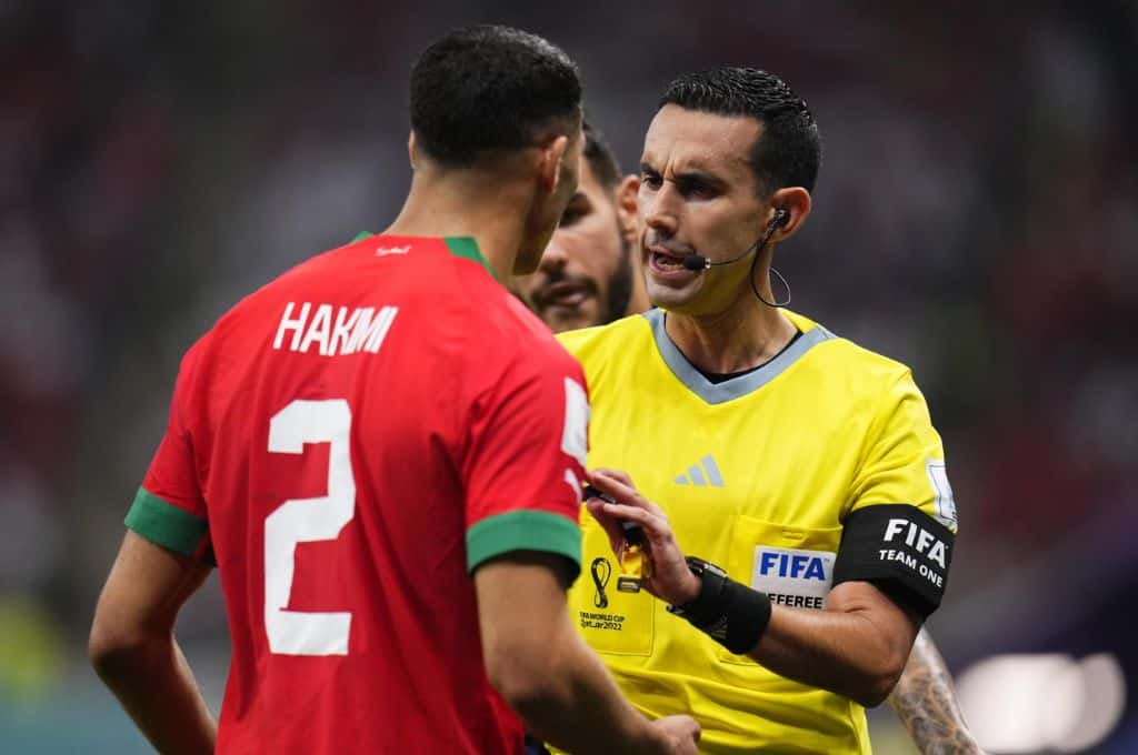 Marruecos se quejó ante la FIFA por el arbitraje de la semifinal contra Francia