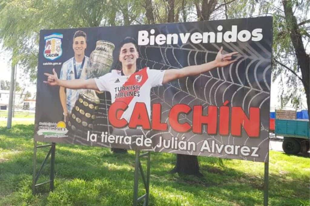 Calchín, el pueblo que delira con los goles de Julián Álvarez