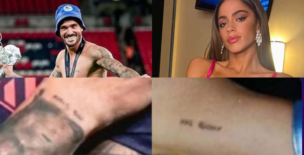 Viva el amor: Tini Stoessel y Rodrigo De Paul se hicieron el mismo tatuaje