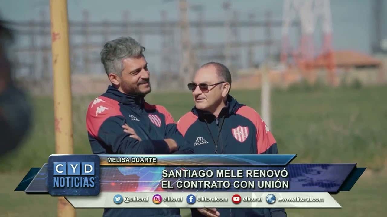 Santiago Mele renovó el contrato con Unión