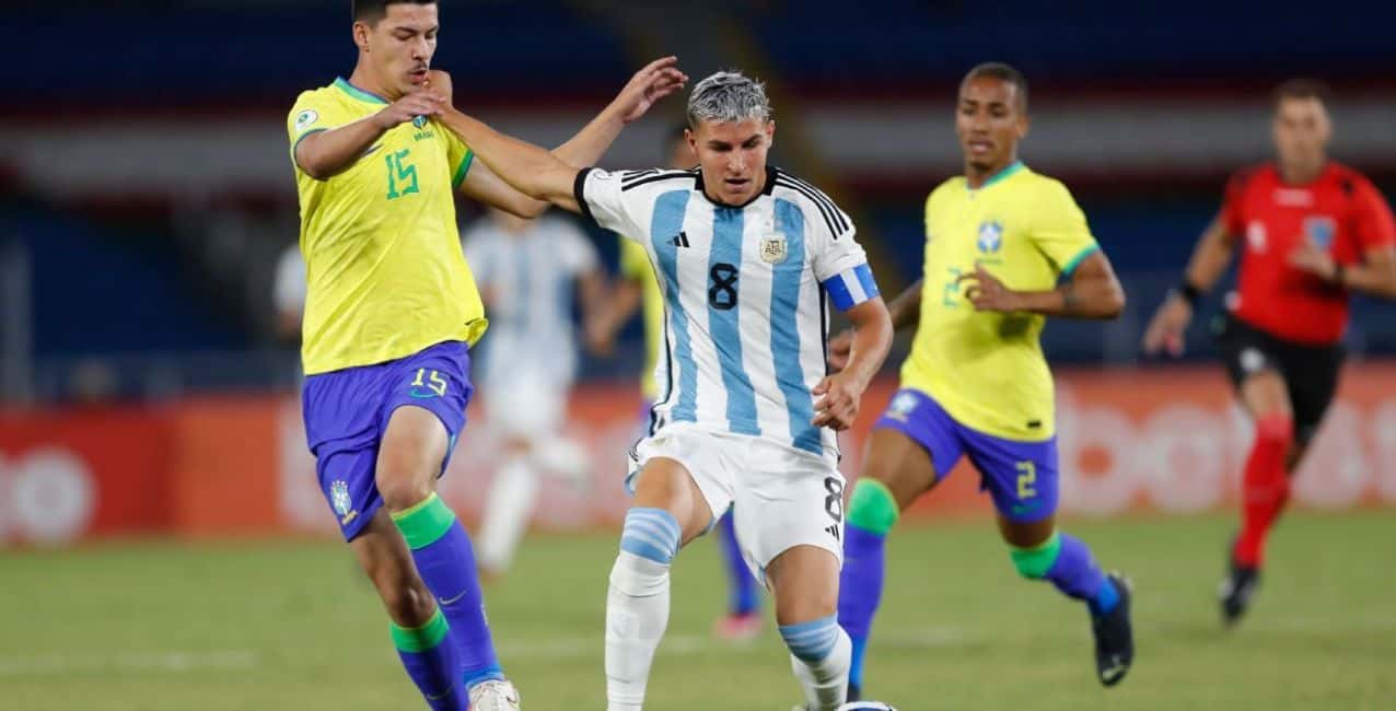 Sudamericano Sub-20: Argentina perdió contra Brasil