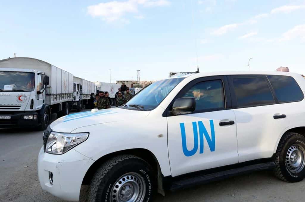 Llega el primer convoy de ayuda a las zonas rebeldes del noroeste de Siria