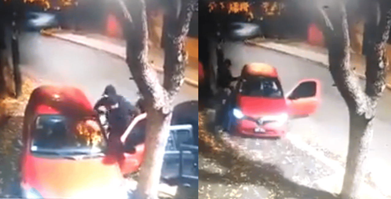 Buenos Aires: delincuentes atacaron a un adolescente, le robaron su auto y quedó todo filmado