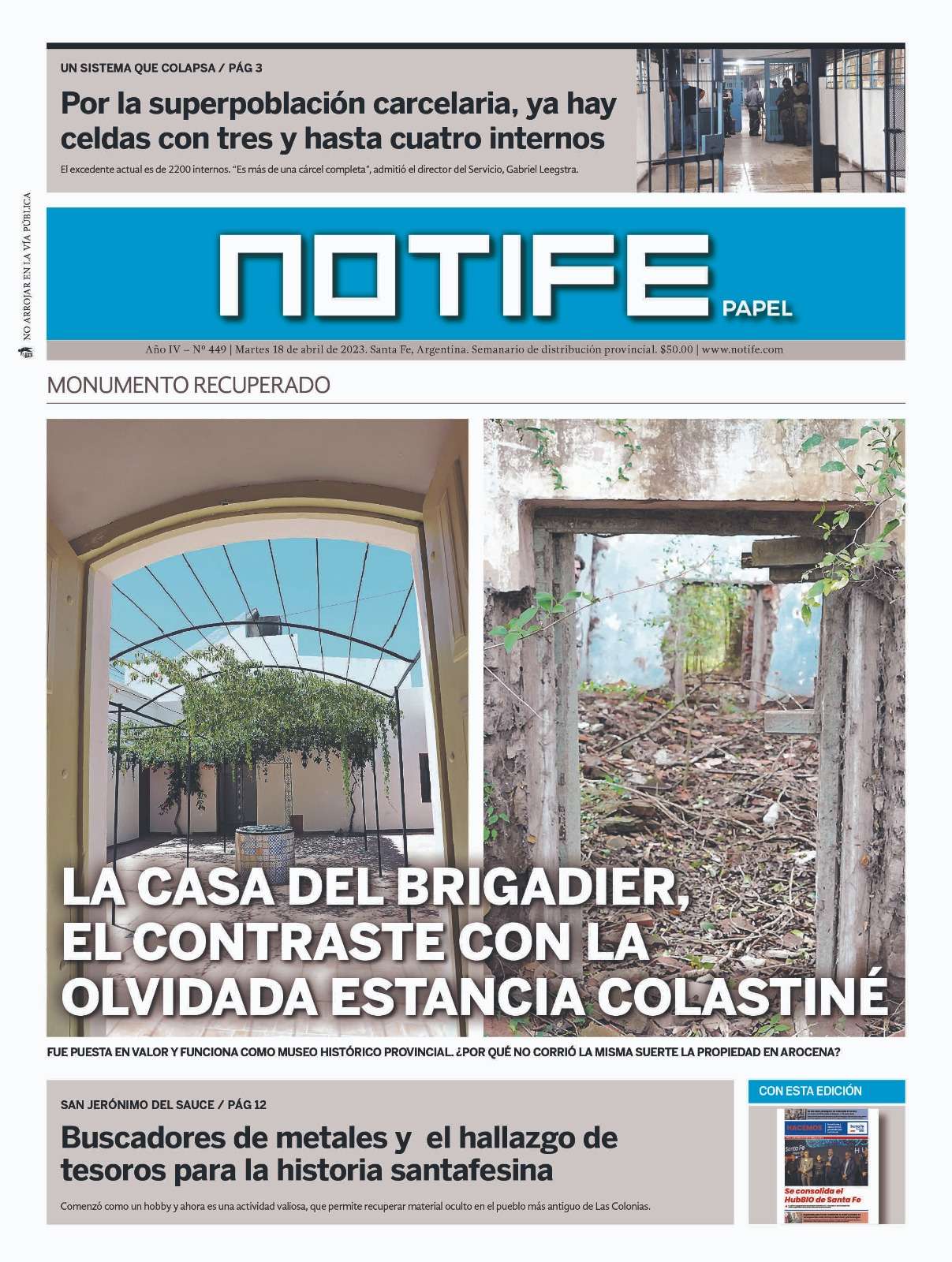 Semanario Notife: Edición N° 449
