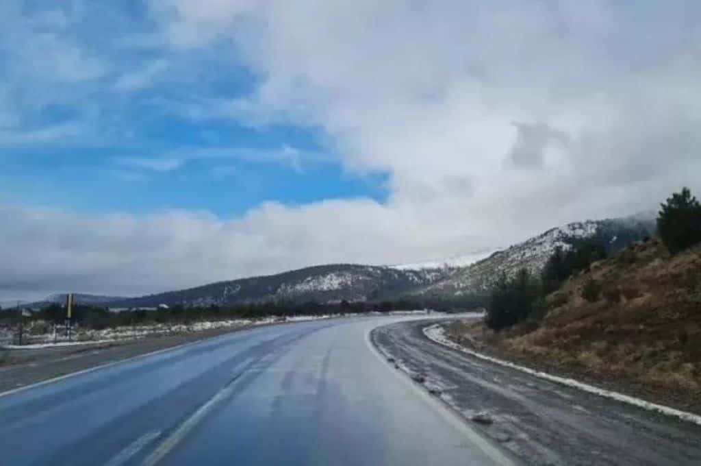 Extrema precaución: advierten sobre tramos con nieve en la Ruta 40