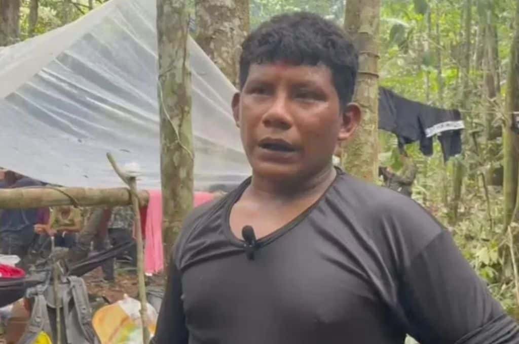 El papá de los niños perdidos en la selva colombiana denunció que está amenazado de muerte