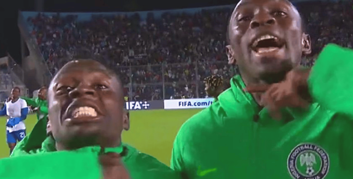 Video: los polémicos gestos de los jugadores de Nigeria tras eliminar a Argentina del Mundial Sub 20