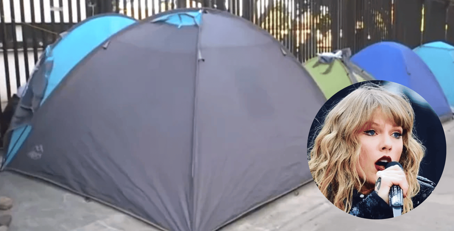 ¡Acampe por cinco meses!: fanáticas instalaron sus carpas en River para el próximo show de Taylor Swift