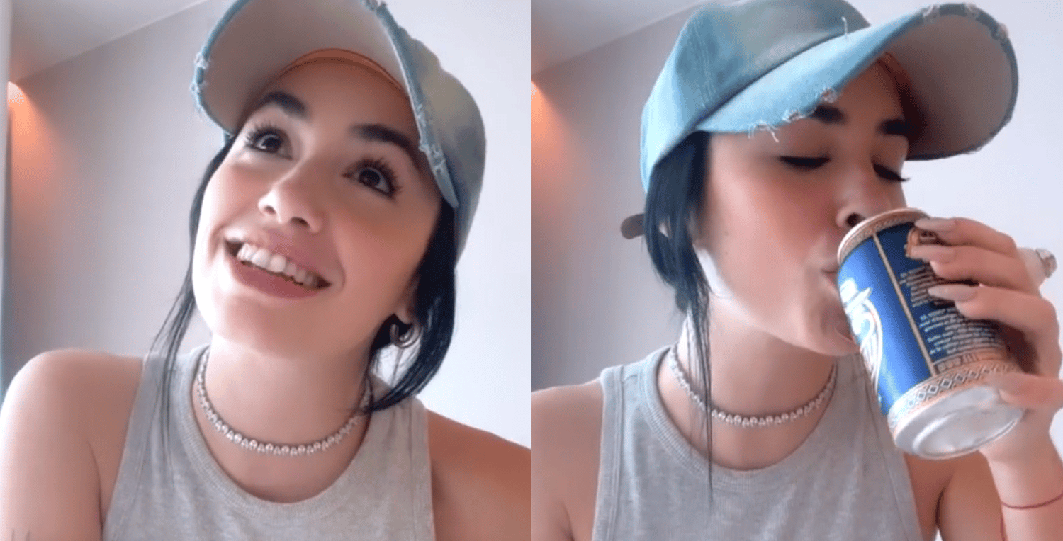 Video: Lali Espósito probó una gaseosa de “mate” y su reacción se volvió viral