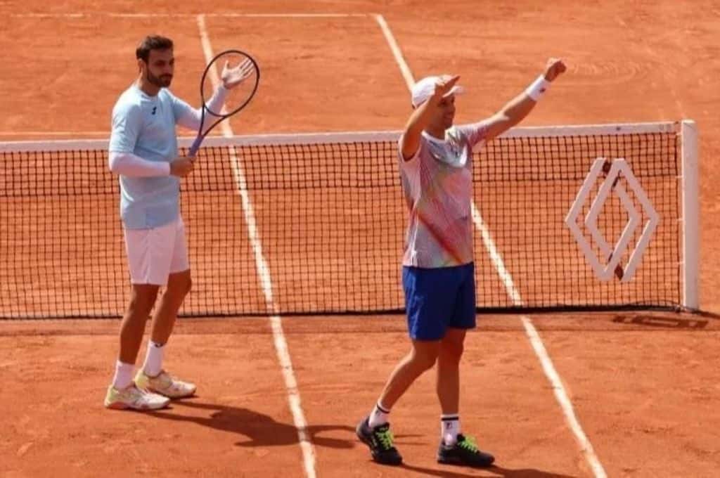 Roland Garros: el argentino Zeballos junto a Granollers avanzan en dobles a cuartos de final
