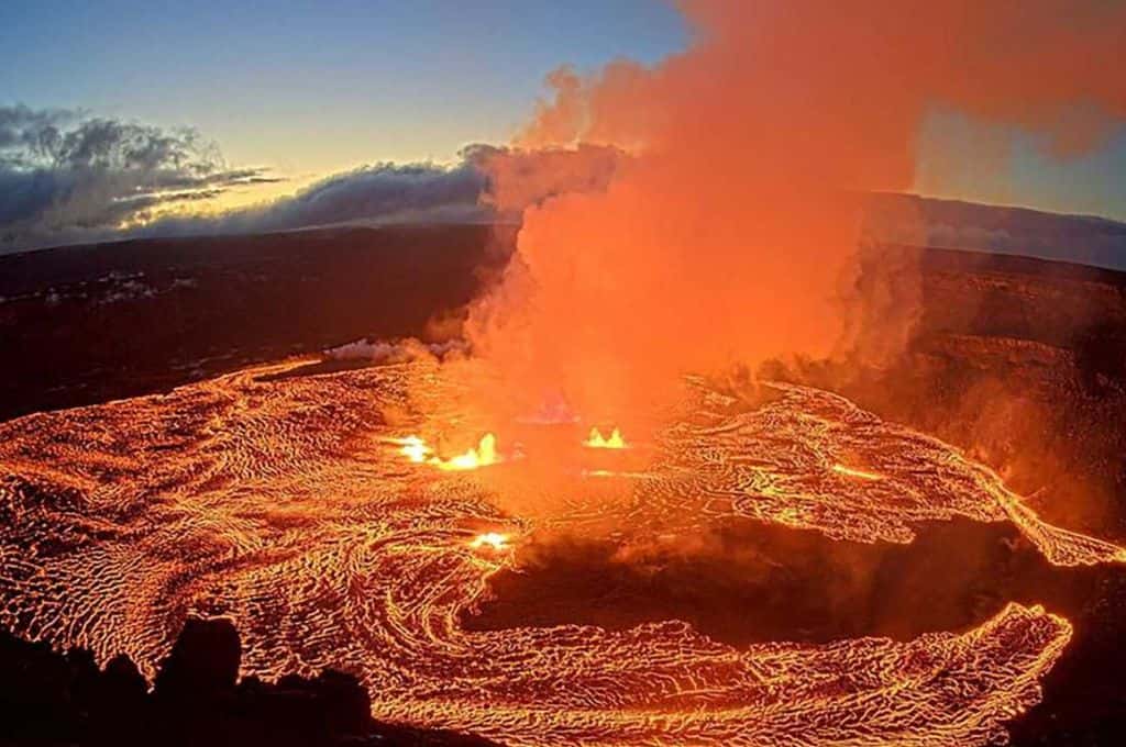 Videos: el volcán Kilauea entró en erupción en Hawái