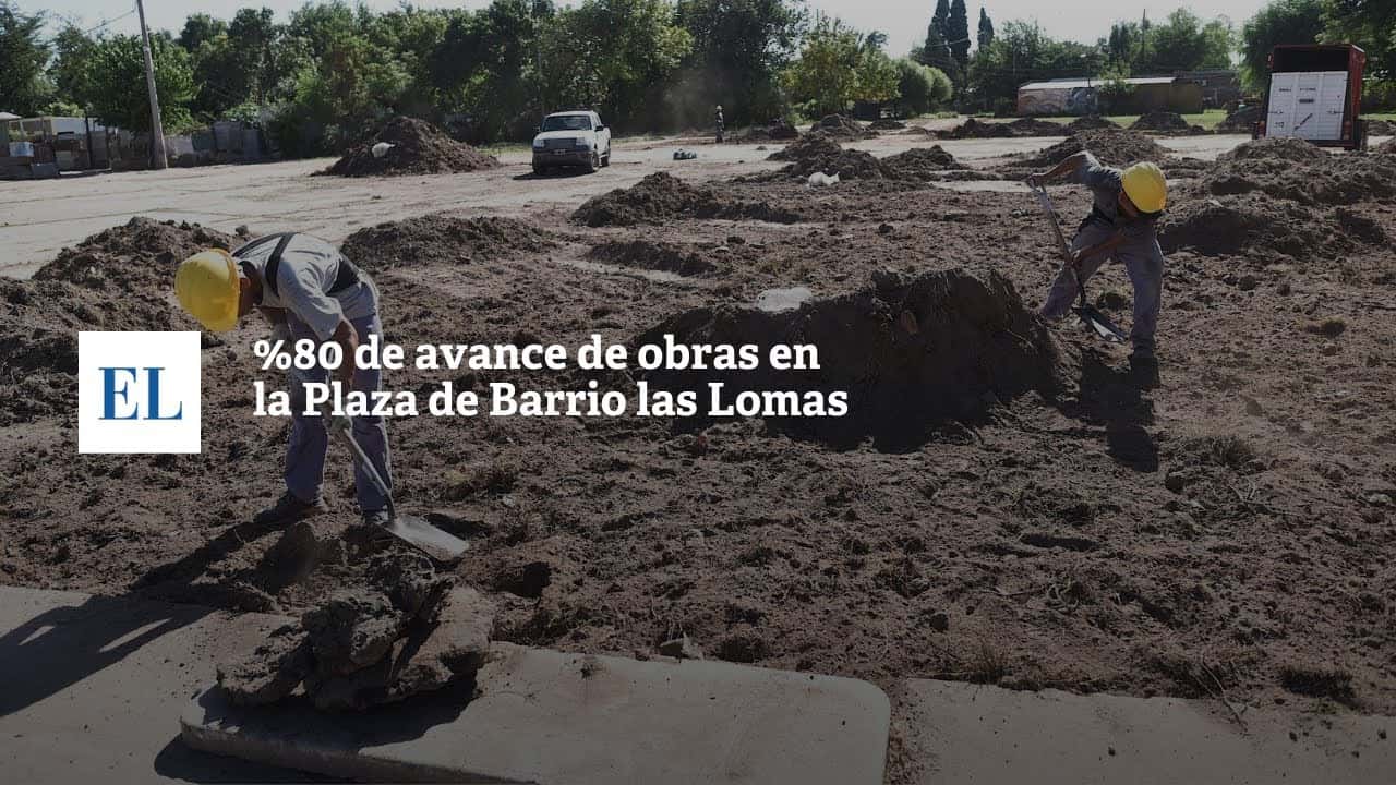 Santa Fe: hay 80 % de avance de obras en la plaza de barrio Las Lomas