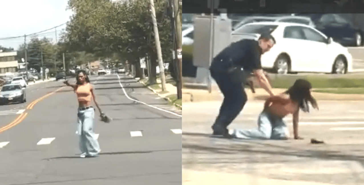 Estados Unidos: una mujer se apuntó con una pistola en la cabeza y la policía logró detenerla