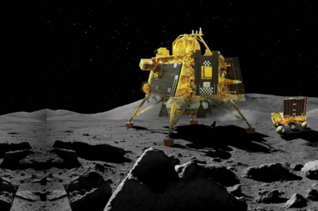 Exitoso aterrizaje de la misión espacial Chandrayaan-3 de la India al polo sur de la Luna