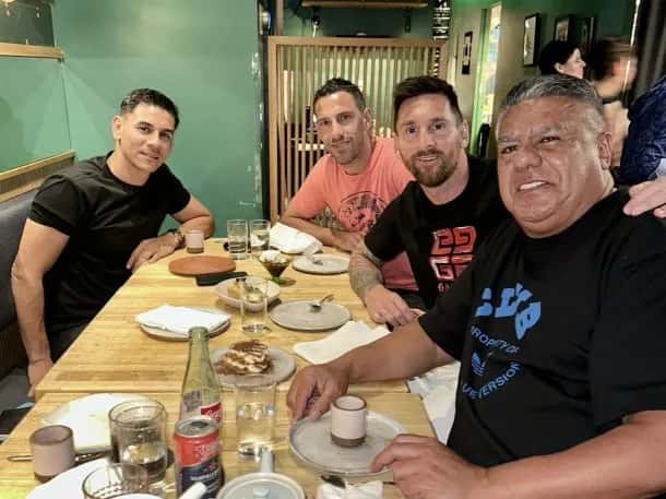 Messi y su reencuentro con Tapia, Maxi Rodríguez y Ustari a ocho meses de ganar el mundial