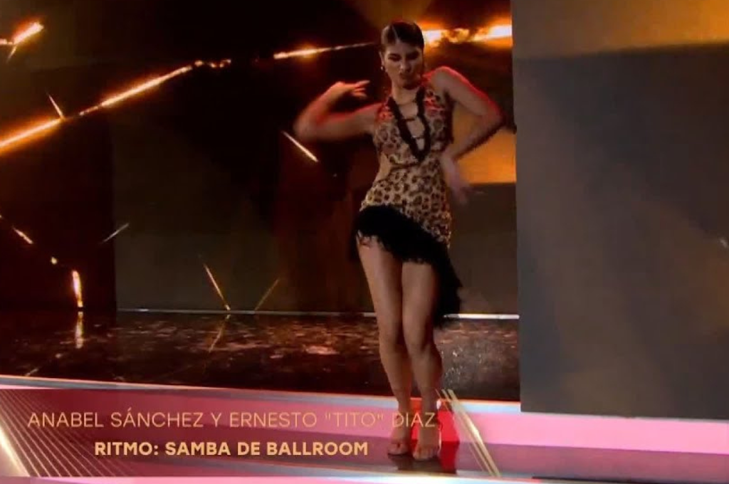 Anabel Sánchez se robó todos los elogios en la pista del bailando y obtuvo el puntaje más alto