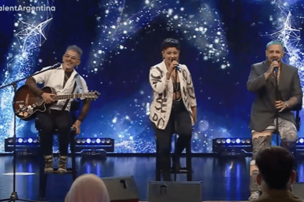 El trío Los Fruttos cantó su versión de “El mismo aire” de La Konga y deslumbró al jurado de Got Talent Argentina