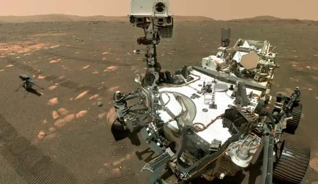 Utilizando su dispositivo Mars Oxygen In-Situ Resource Utilization Experiment (MOXIE) el rover logró convertir dióxido de carbono en oxígeno. Foto: NASA