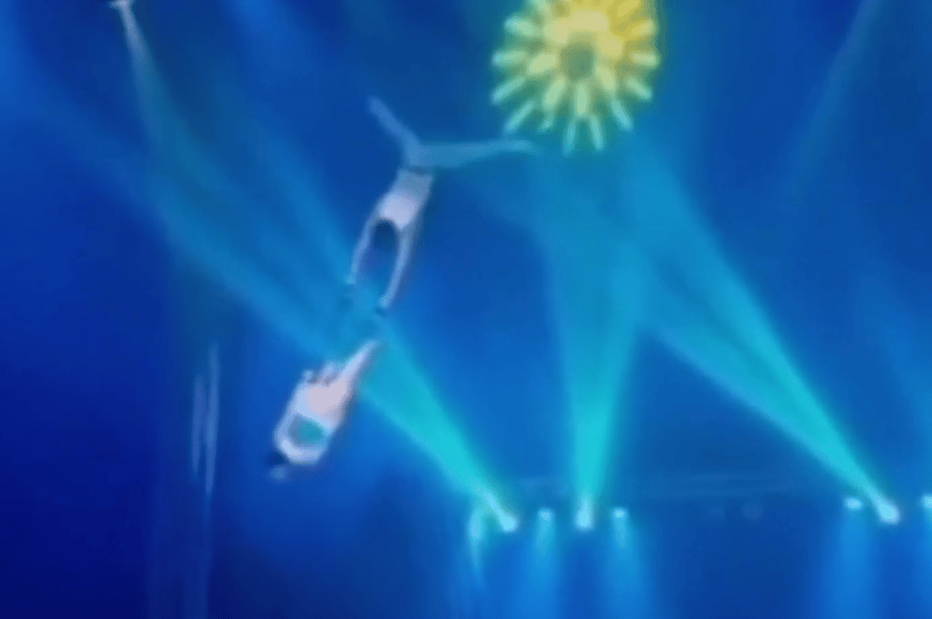 Video: dos trapecistas argentinos cayeron de unos cinco metros de altura en pleno show en Brasil