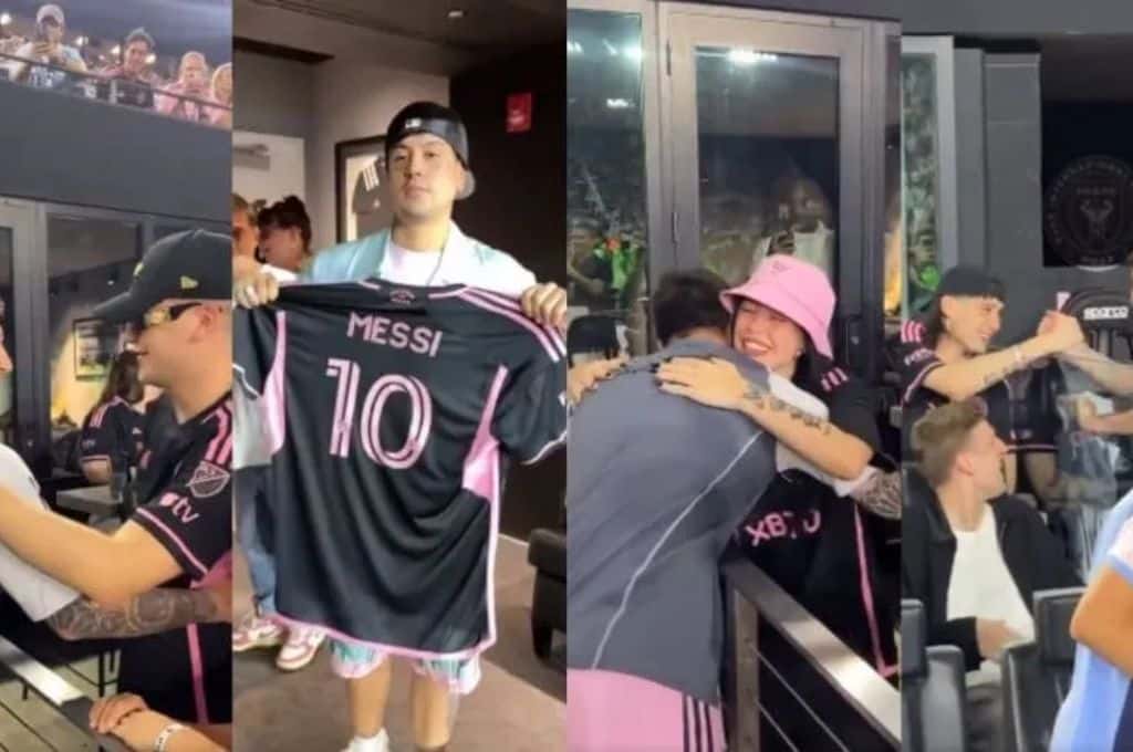 En su regreso al Inter Miami, Messi se encontró con Bizarrap, Duki, Nicki Nicole y Peso Pluma