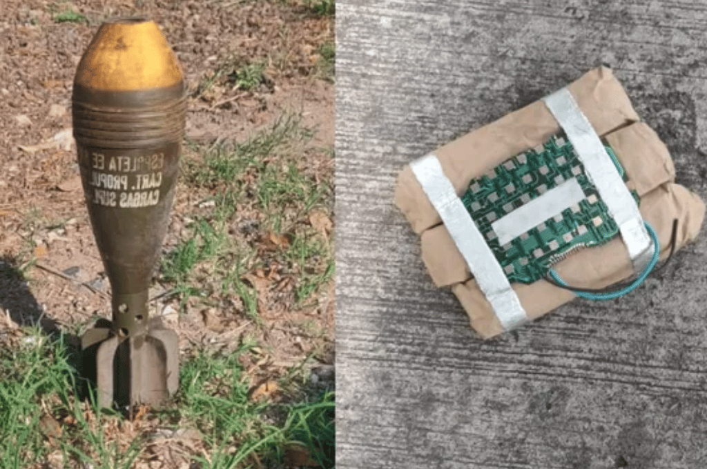 Hallaron artefactos explosivos en dos localidades santafesinas