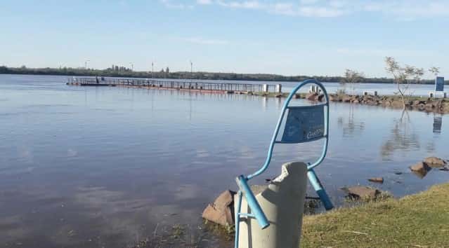 Concordia en alerta: retiraran los medidores de luz por la crecida del Río Uruguay
