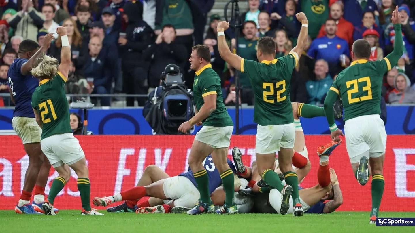 Sudáfrica es finalista del Mundial de Rugby e Inglaterra jugará ante Los Pumas por el tercer puesto