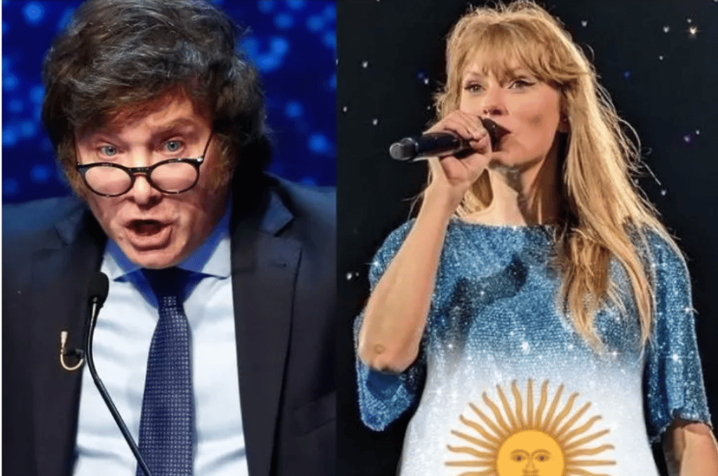 Fans de Taylor Swift piden no votar a Javier Milei en el balotaje