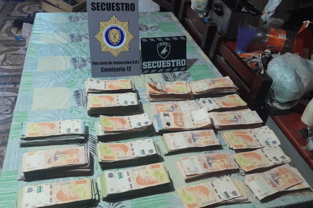 Santo Tomé: buscaban a un hombre por un intento de homicidio y hallaron casi un millón de pesos