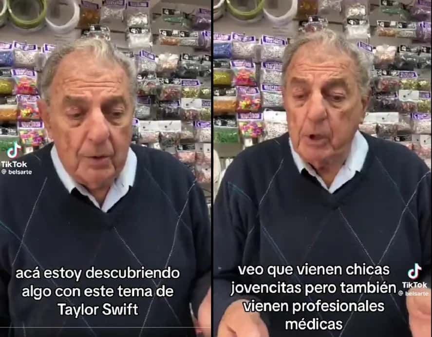 Video viral: un comerciante les dedicó unas conmovedoras palabras a Taylor Swift y sus fanáticos