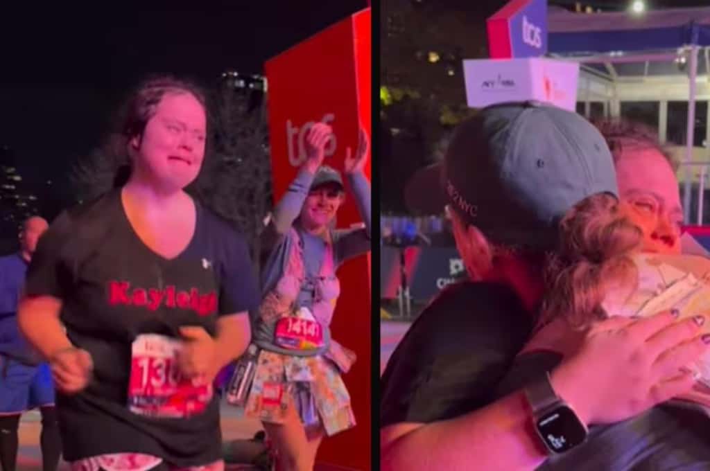 Kayleigh Williamson se convirtió en la primera mujer con síndrome de Down en completar el maratón de Nueva York