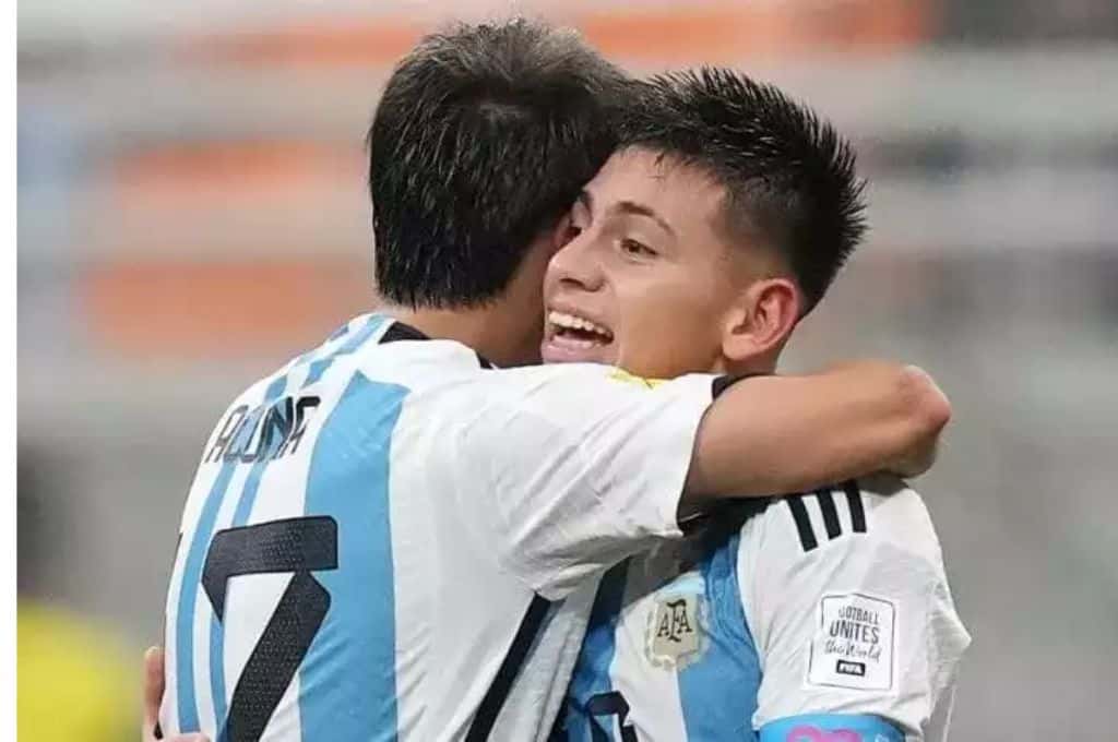 Mundial Sub 17: la Selección Argentina venció a Brasil y clasificó a semifinales