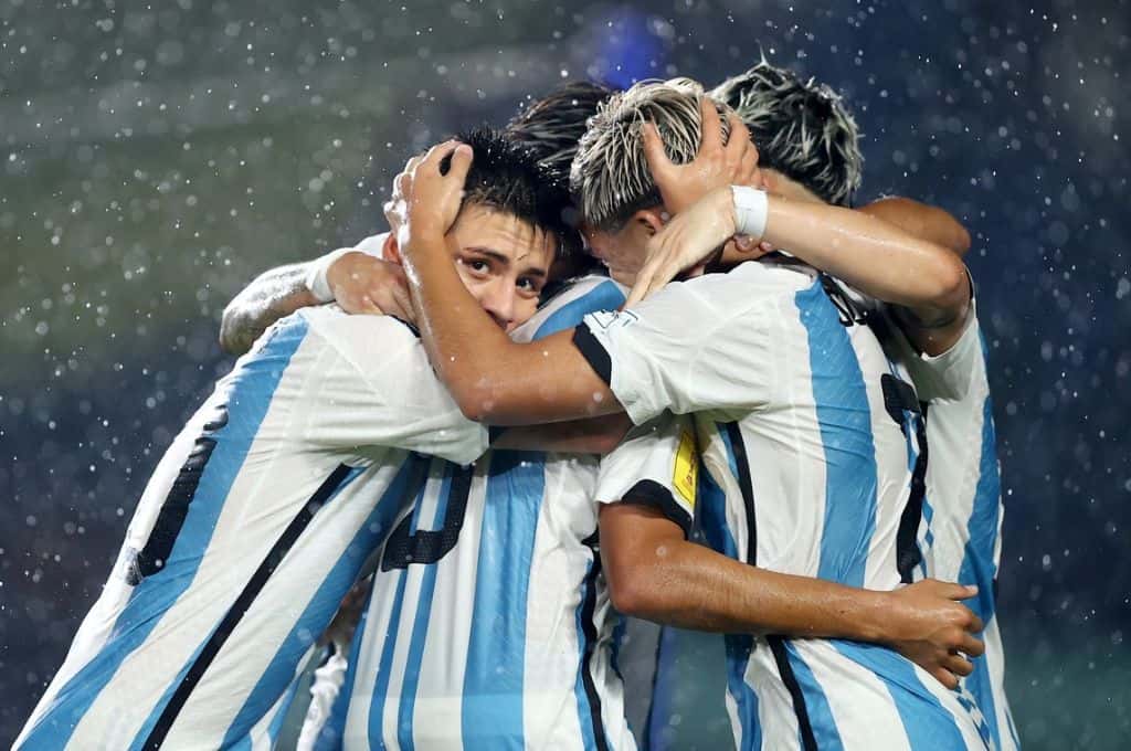 Mundial Sub 17: Argentina goleó a Venezuela y pasó a cuartos de final