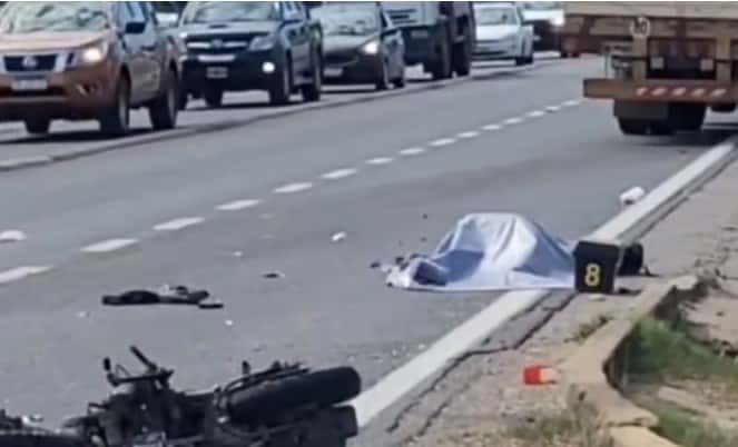 Trágico accidente: murió un motociclista en la Ruta 8