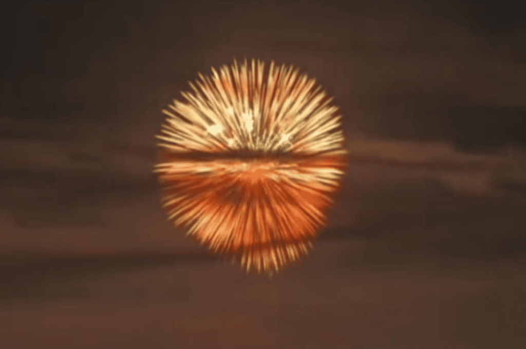 Japón lanzó el "Yonshakudama", el fuego artificial más grande del mundo: el video