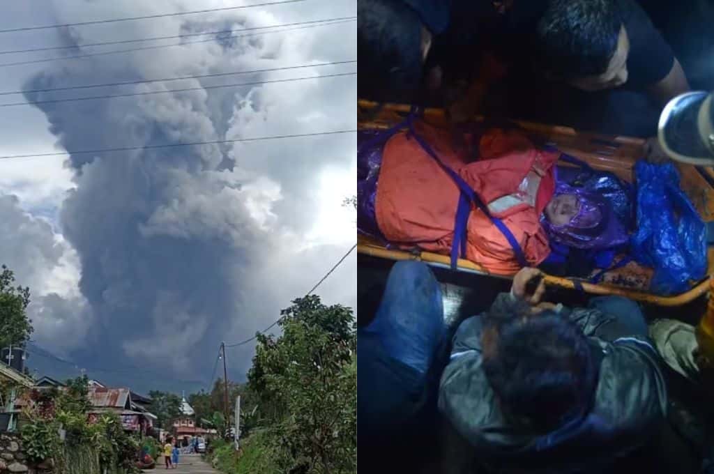 Erupcionó el volcán Marapi en Indonesia. recuperaron 11 cadáveres de escaladores