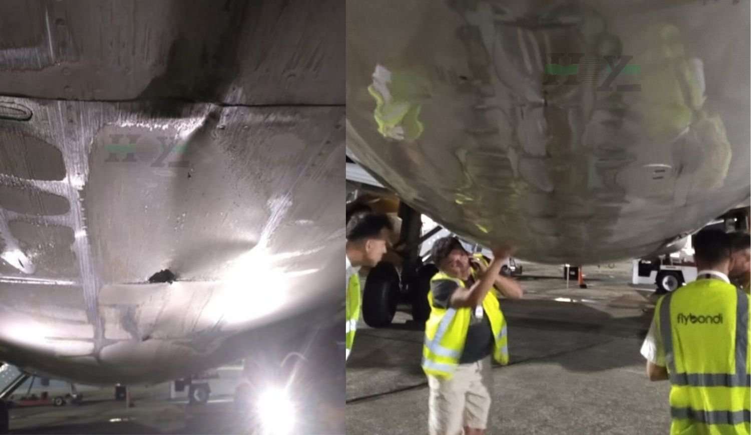 Susto en el aire: un avión de FlyBondi golpeó su cola contra la pista del aeropuerto de Mar del Plata