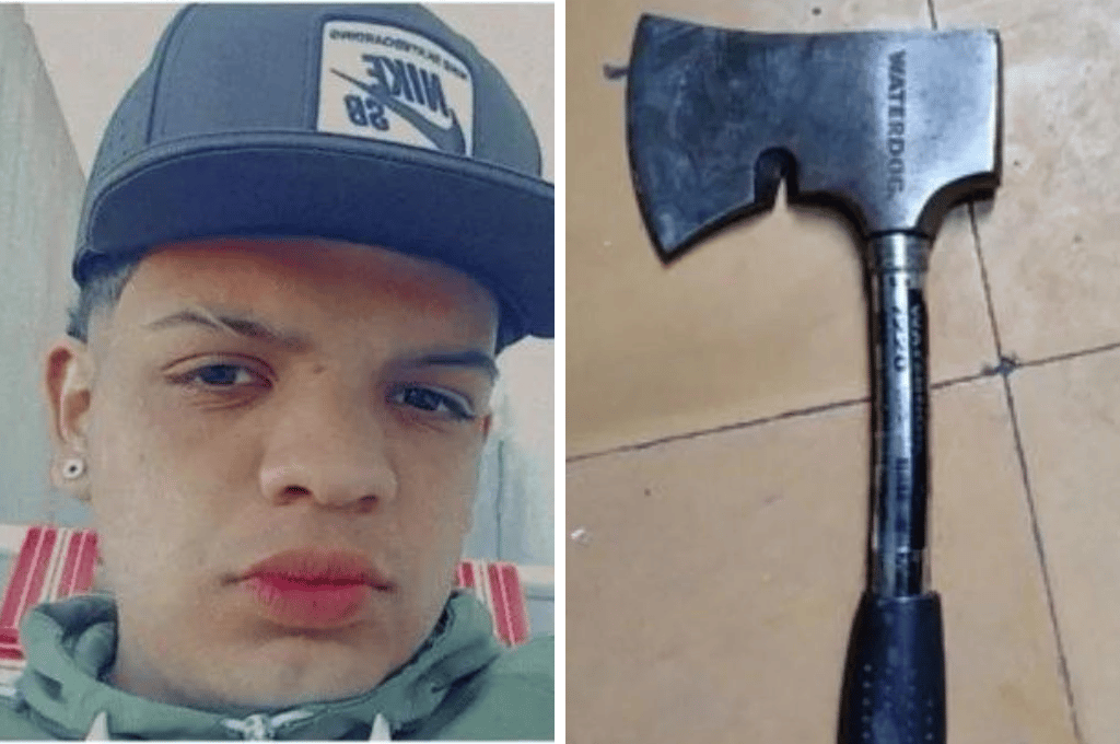 Cumpleaños sangriento: un joven de 18 años fue atacado a hachazos en la cabeza y ahora pelea por su vida
