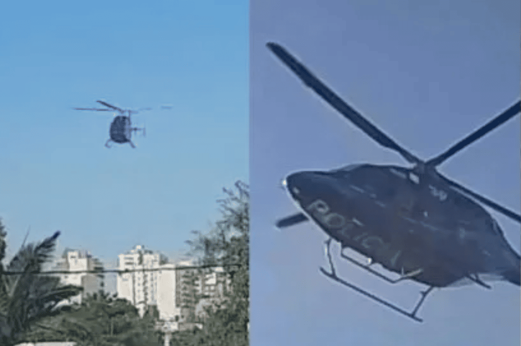 Paraná: un helicóptero policial dañó varias casas