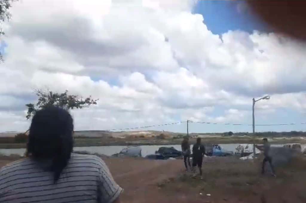 Video: así comenzó el enfrentamiento a tiros en la toma de terrenos en La Matanza