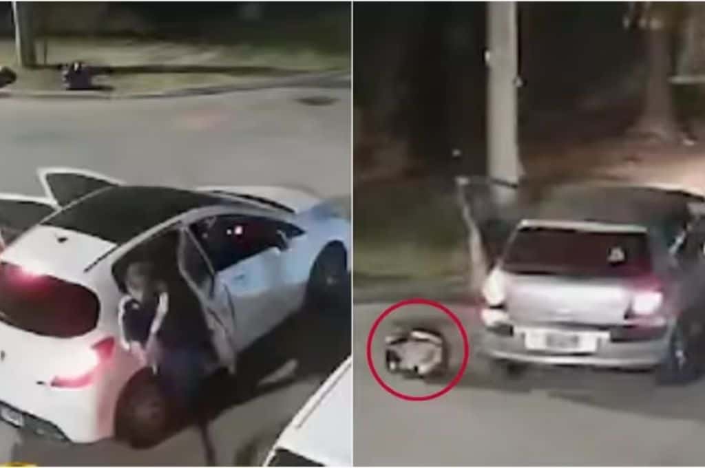 Delincuentes se robaron un auto con un bebé adentro, frenaron y lo abandonaron en medio de la calle