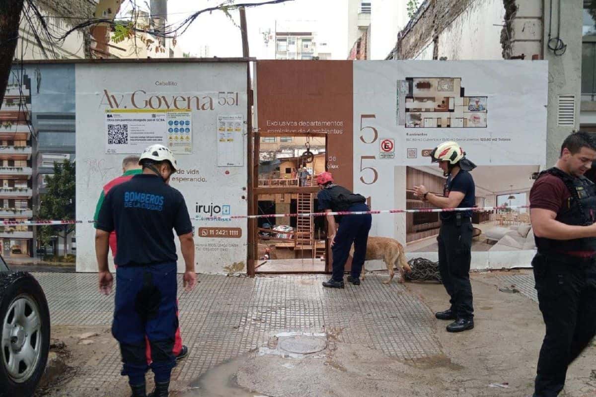 Derrumbe fatal en Caballito: murieron dos hermanos y hay 14 personas heridas
