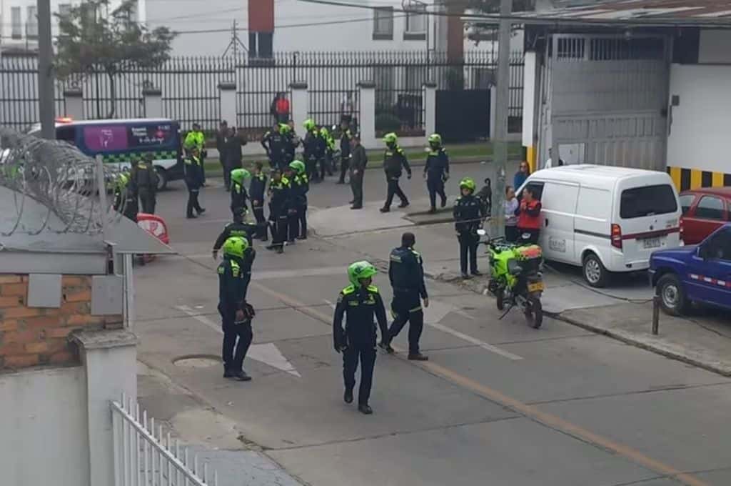 Bogotá: un delincuente armado con una granada murió tras enfrentarse a tiros con la policía
