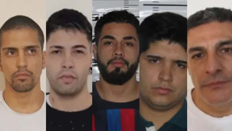 Quiénes son los cinco presos prófugos en Neuquén por los piden alerta de Interpol